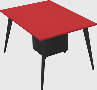 Modern rectangular office desk