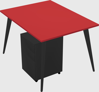 Modern rectangular office desk