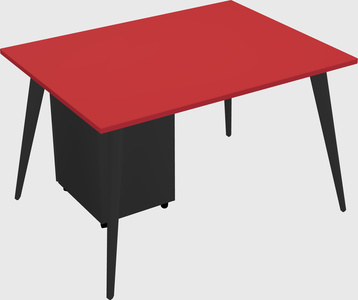 Modern rectangular office desk