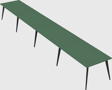 Modern rectangular office desk