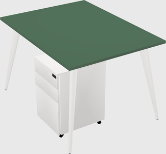 Modern rectangular office desk