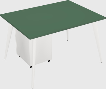 Modern rectangular office desk