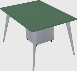 Modern rectangular office desk
