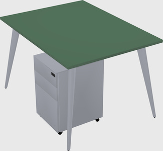 Modern rectangular office desk