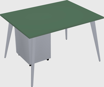 Modern rectangular office desk