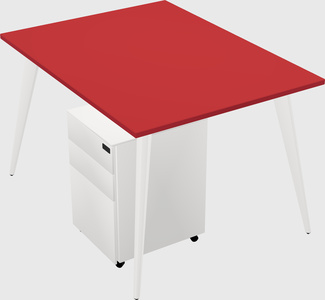 Modern rectangular office desk