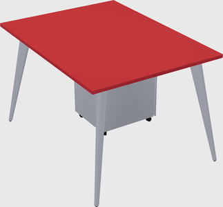 Modern rectangular office desk