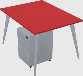 Modern rectangular office desk