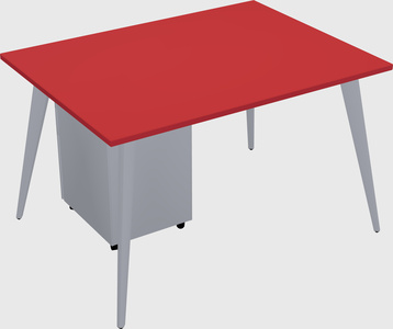 Modern rectangular office desk