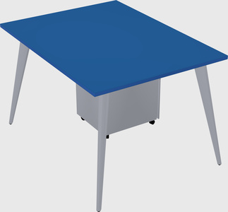 Modern rectangular office desk