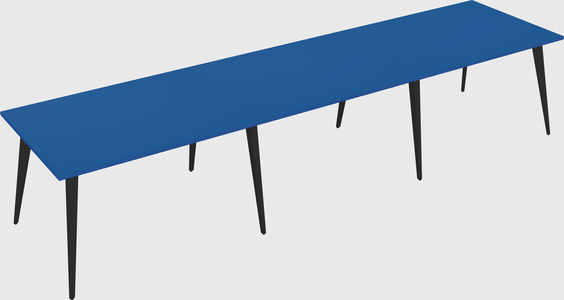 Modern rectangular office desk