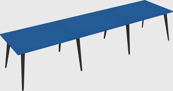 Modern rectangular office desk