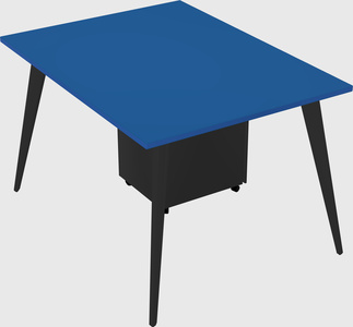 Modern rectangular office desk
