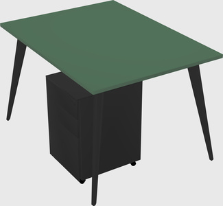 Modern rectangular office desk