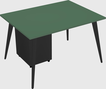 Modern rectangular office desk
