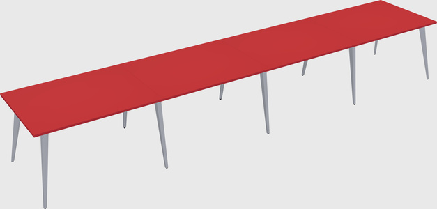 Modern rectangular office desk