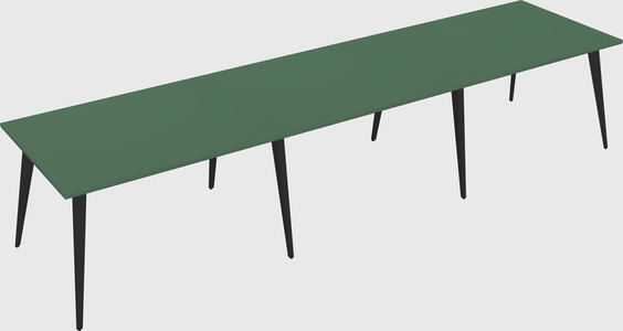 Modern rectangular office desk