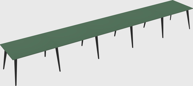 Modern rectangular office desk