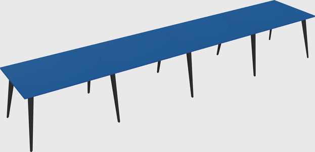 Modern rectangular office desk