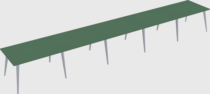 Modern rectangular office desk