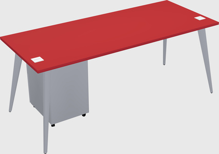 Modern rectangular office desk