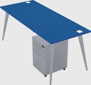 Modern rectangular office desk