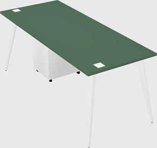 Modern rectangular office desk