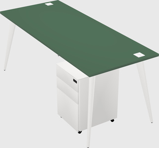 Modern rectangular office desk