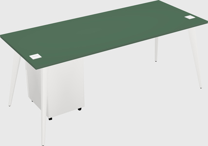 Modern rectangular office desk