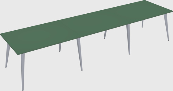 Modern rectangular office desk