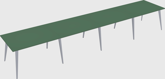 Modern rectangular office desk