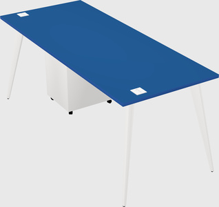 Modern rectangular office desk