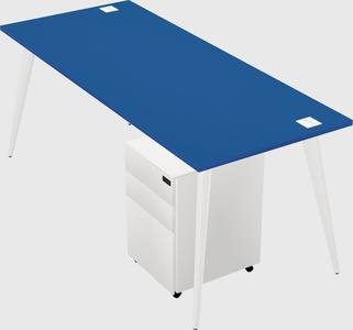 Modern rectangular office desk