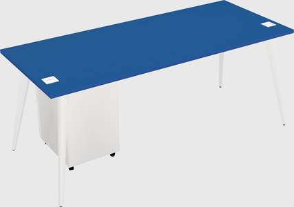 Modern rectangular office desk