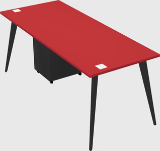 Modern rectangular office desk