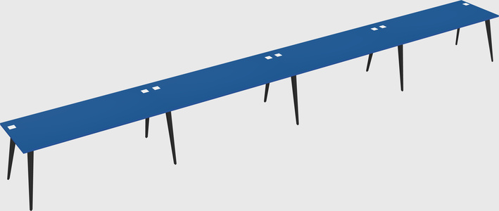 Modern rectangular office desk