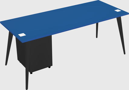 Modern rectangular office desk
