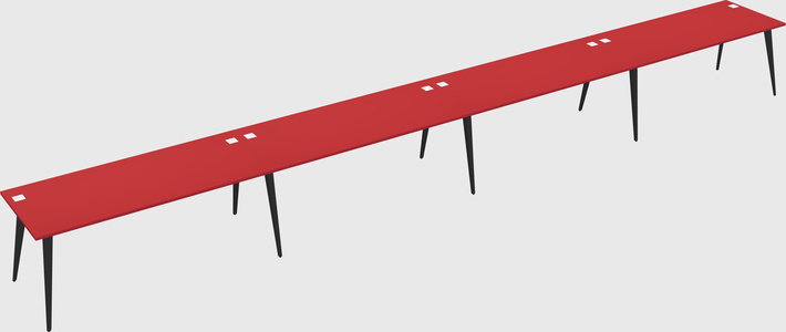 Modern rectangular office desk