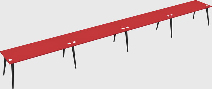 Modern rectangular office desk
