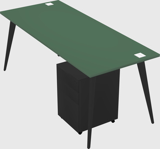 Modern rectangular office desk