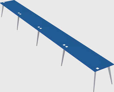 Modern rectangular office desk