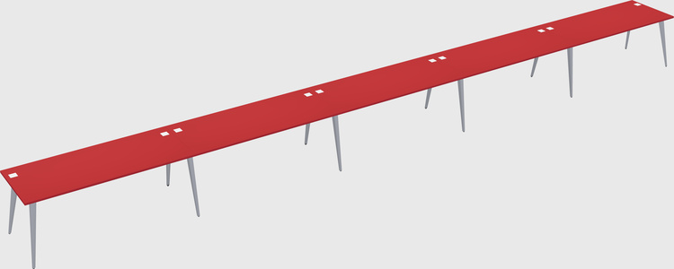Modern rectangular office desk