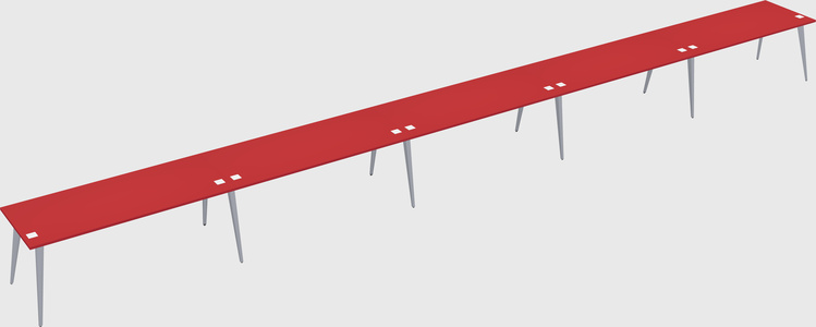 Modern rectangular office desk