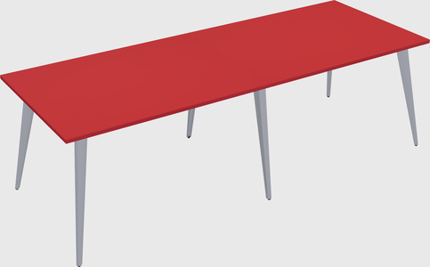 Modern rectangular office desk