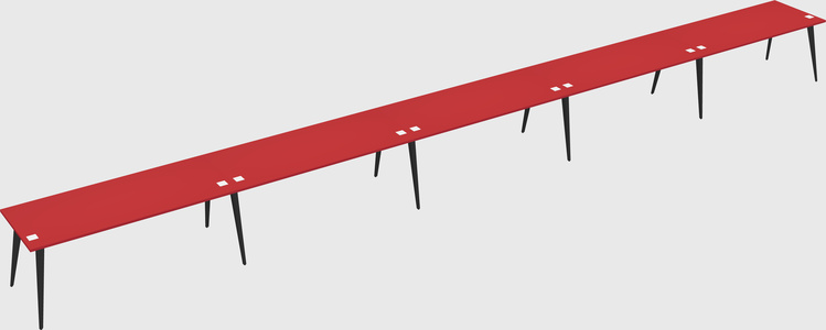 Modern rectangular office desk