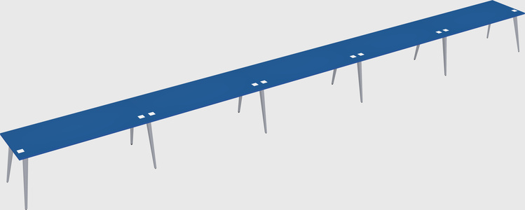 Modern rectangular office desk
