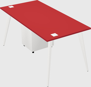 Modern rectangular office desk