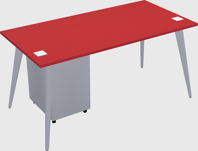 Modern rectangular office desk