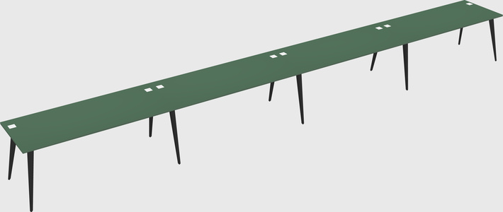 Modern rectangular office desk