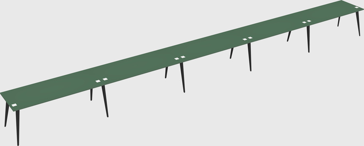 Modern rectangular office desk
